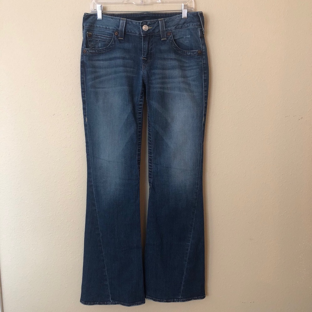 True Religion Flare Low Rise Jeans